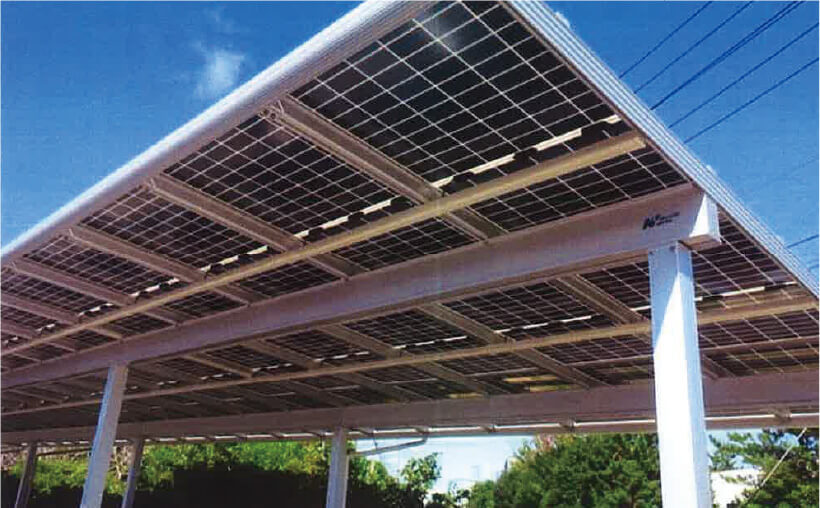 ソーラー付カーポート