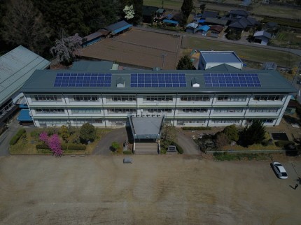 天龍小学校の空撮図